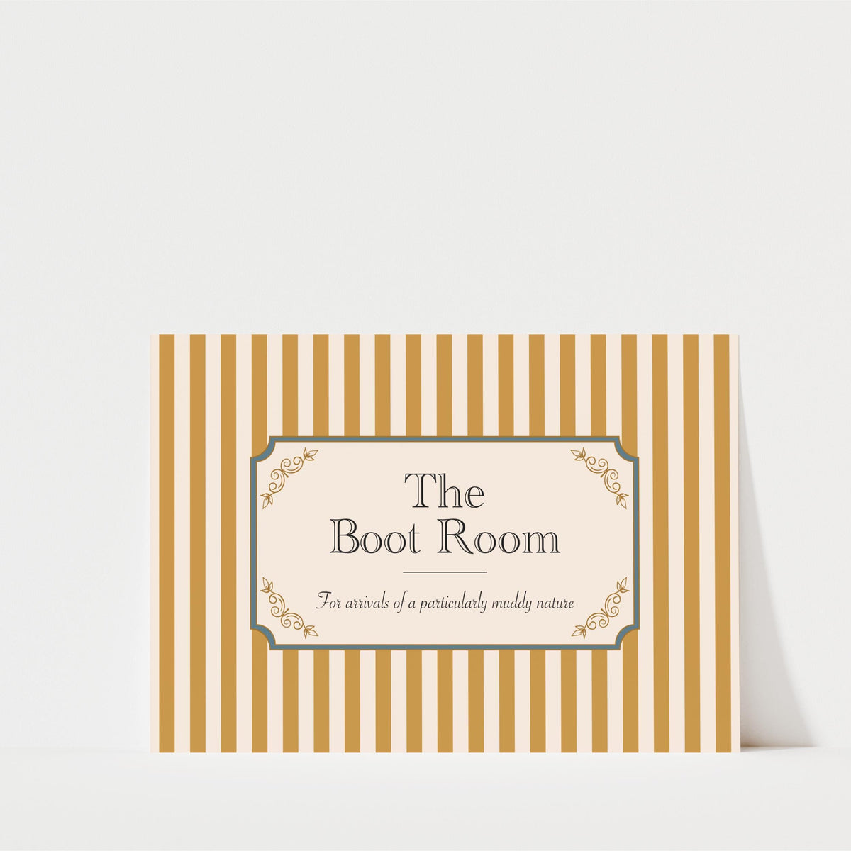 The Boot Room Landscape Print - Country House Wall Art | British Home Decor