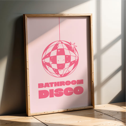 Bathroom Disco - Bathroom Wall Art