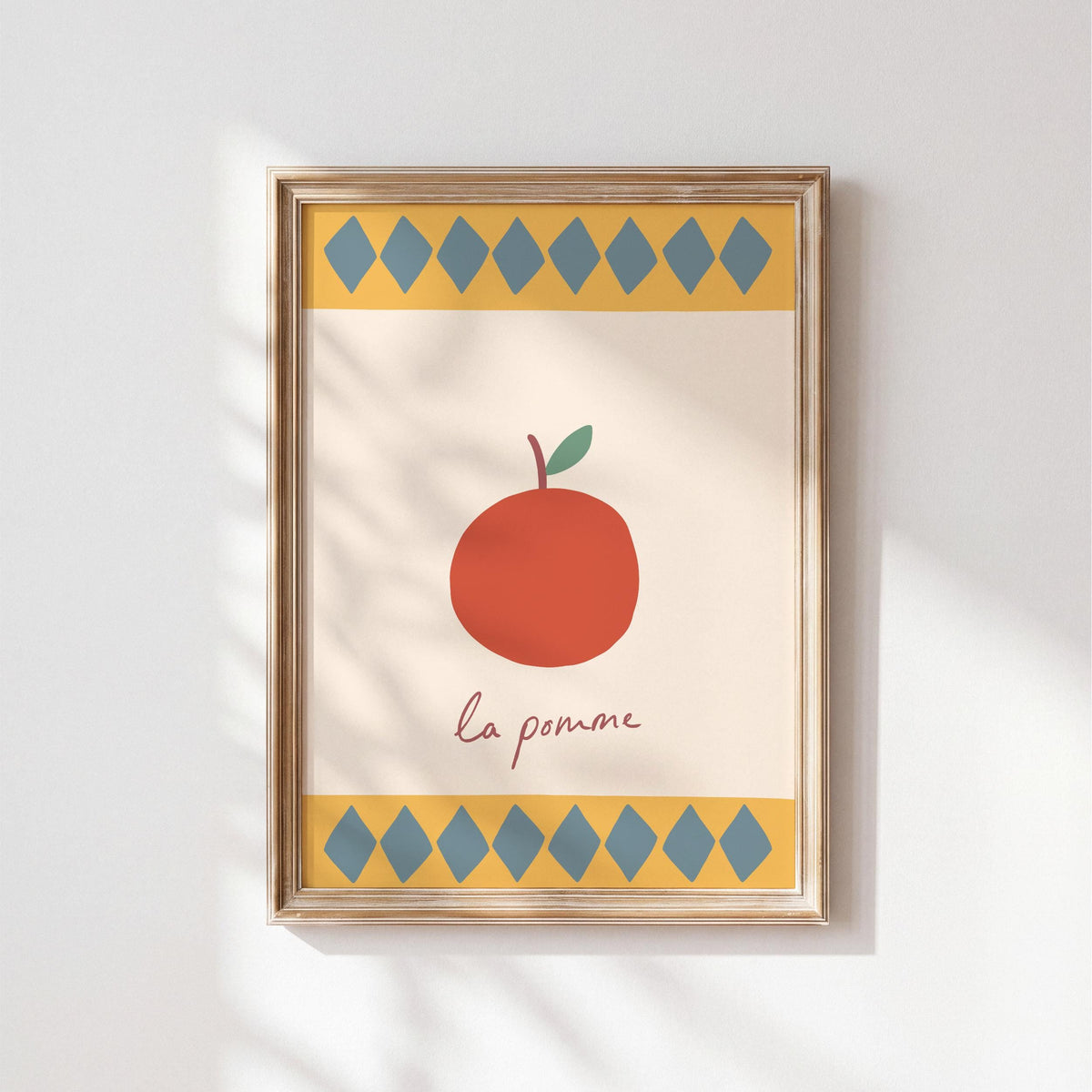 La Pomme Print - Children's Bedroom Wall Art