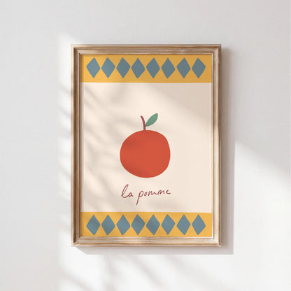 La Pomme Print - Children's Bedroom Wall Art