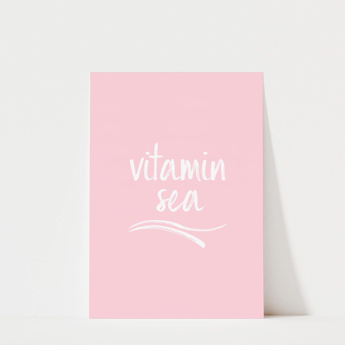 Vitamin Sea - Typography Print