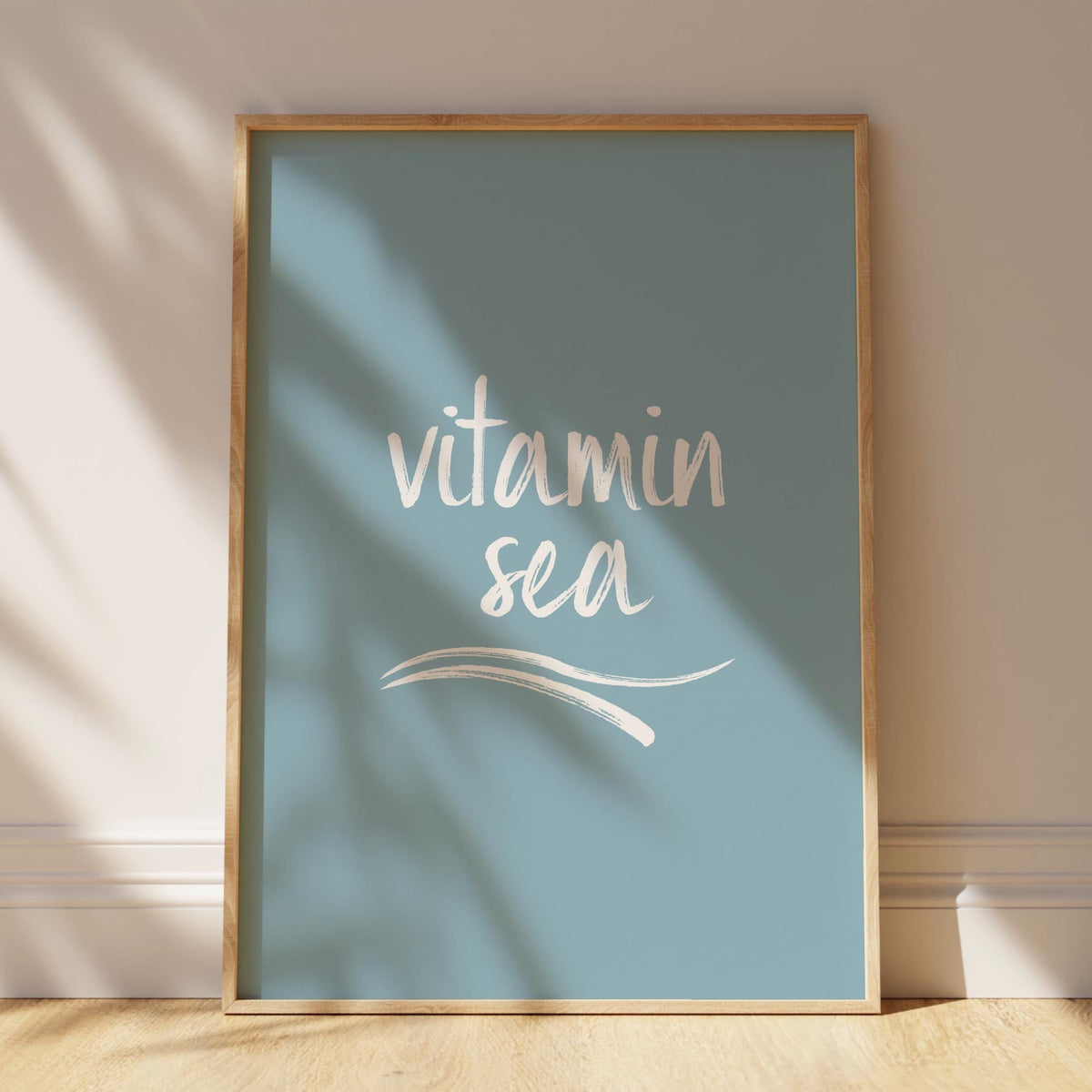 Vitamin Sea - Typography Print