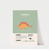 Stegosaurus Dinosaur Print