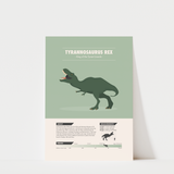 Tyrannosaurus (T-Rex) Dinosaur Print