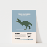 Tyrannosaurus (T-Rex) Dinosaur Print
