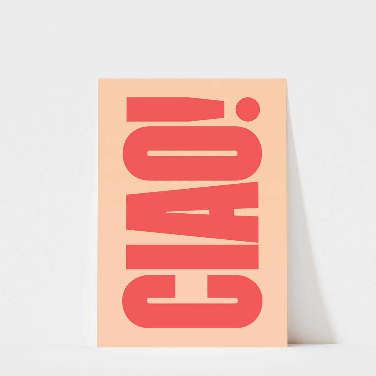 Ciao! - Italian Typography Print