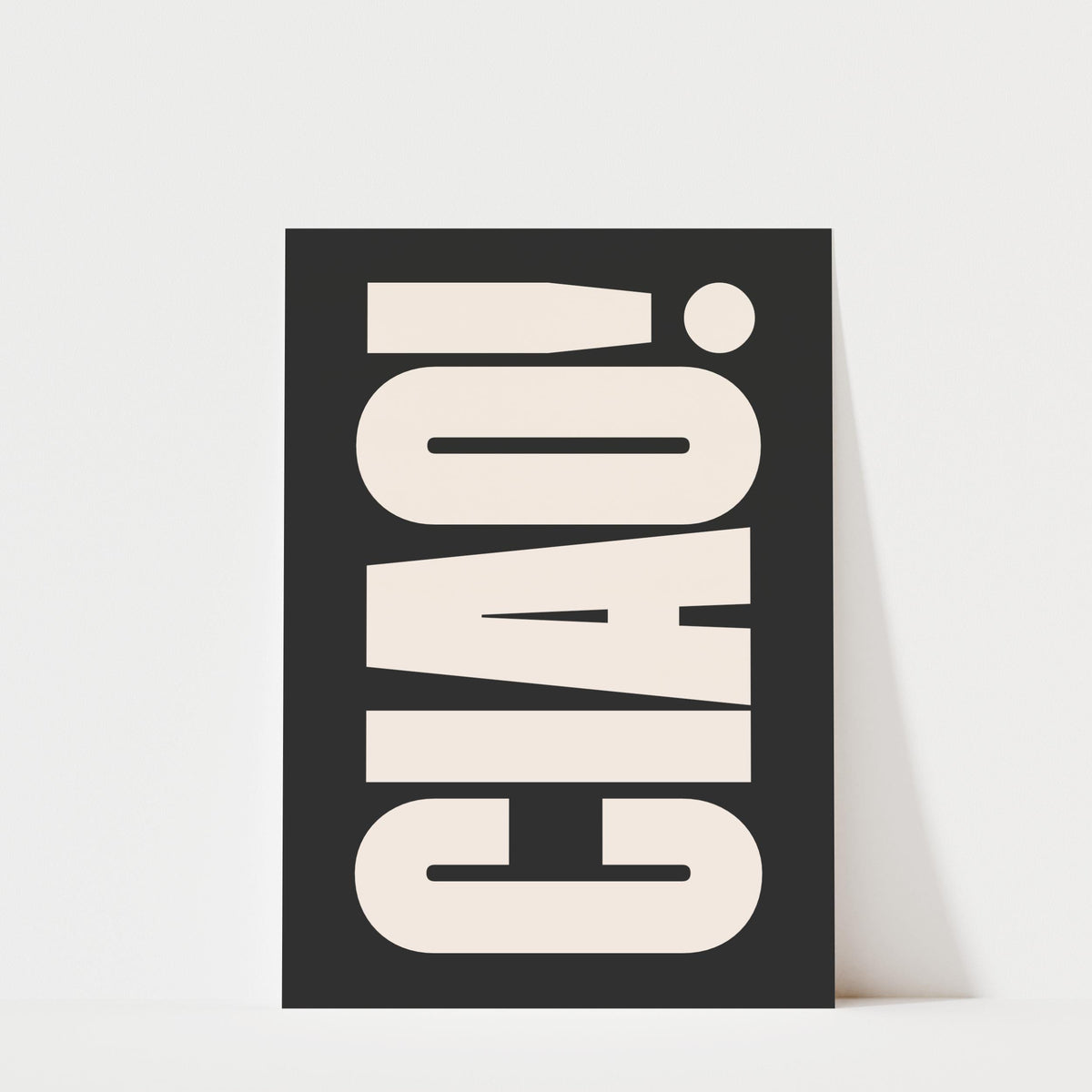 Ciao! - Italian Typography Print