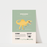 Spinosaurus Dinosaur Print