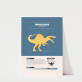 Spinosaurus Dinosaur Print