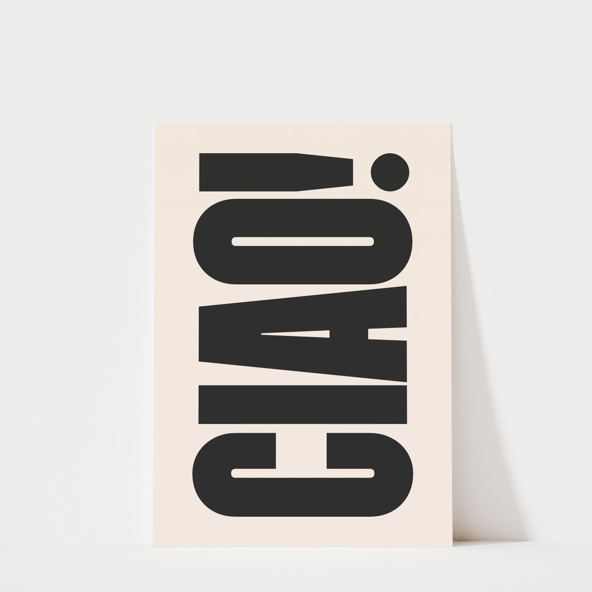 Ciao! - Italian Typography Print