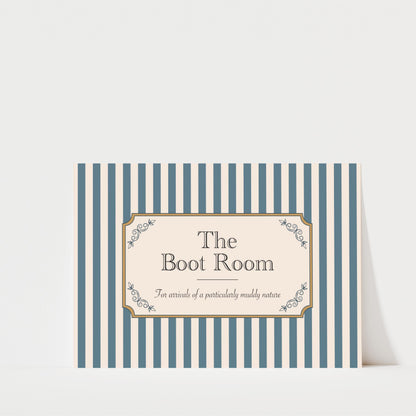 The Boot Room Landscape Print - Country House Wall Art | British Home Decor