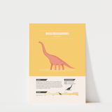 Brachiosaurus Dinosaur Print