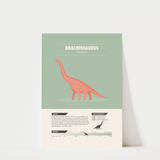 Brachiosaurus Dinosaur Print