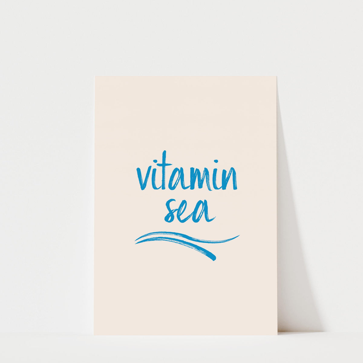Vitamin Sea - Typography Print