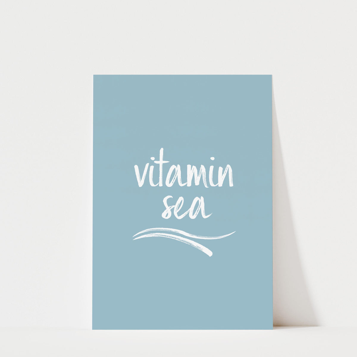 Vitamin Sea - Typography Print
