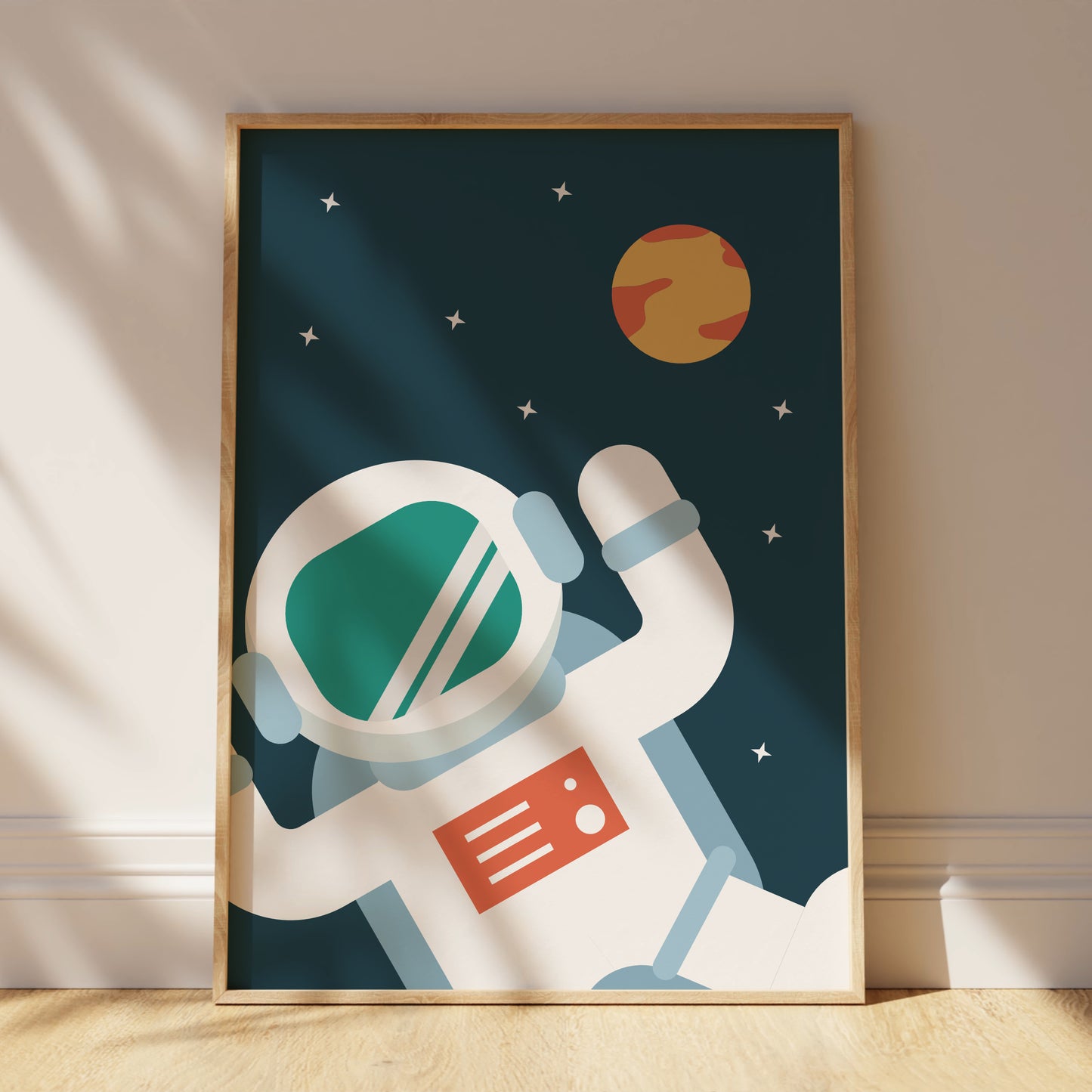 Astronaut - Kids Space Wall Art