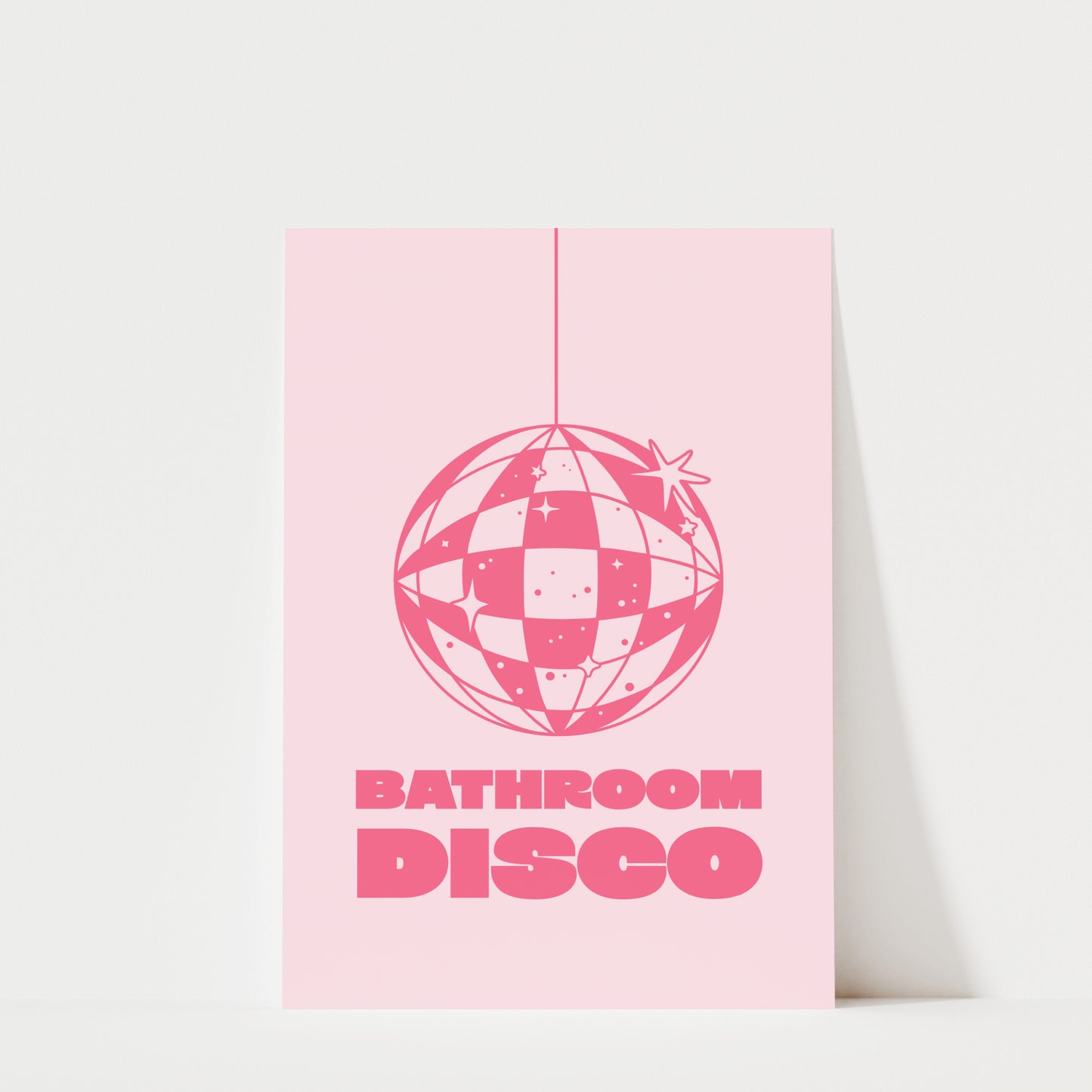 Bathroom Disco - Bathroom Wall Art