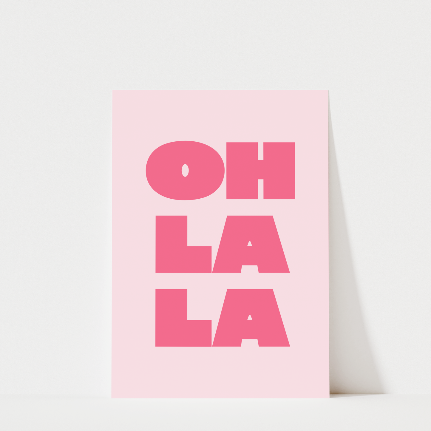 Oh La La - Bathroom Wall Art