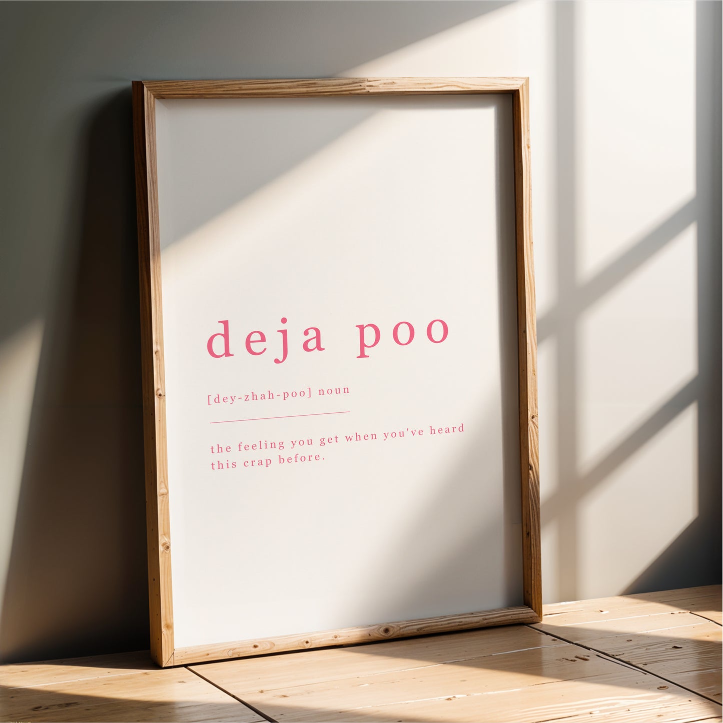 Deja Poo - Bathroom Wall Art