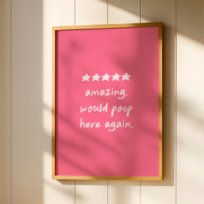 Toilet Review - Bathroom Wall Art