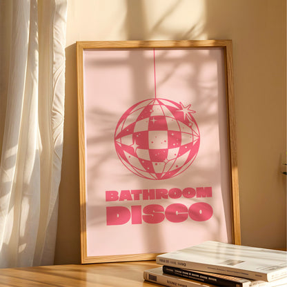 Bathroom Disco - Bathroom Wall Art