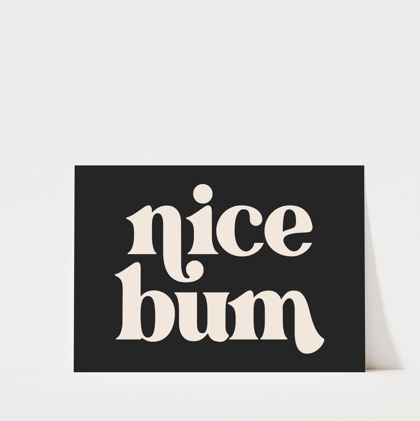 Nice Bum Landscape - Bathroom Wall Art