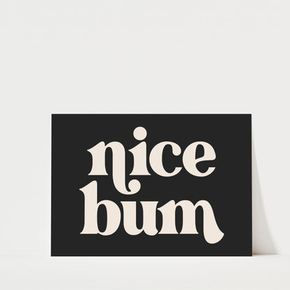 Nice Bum Landscape - Bathroom Wall Art