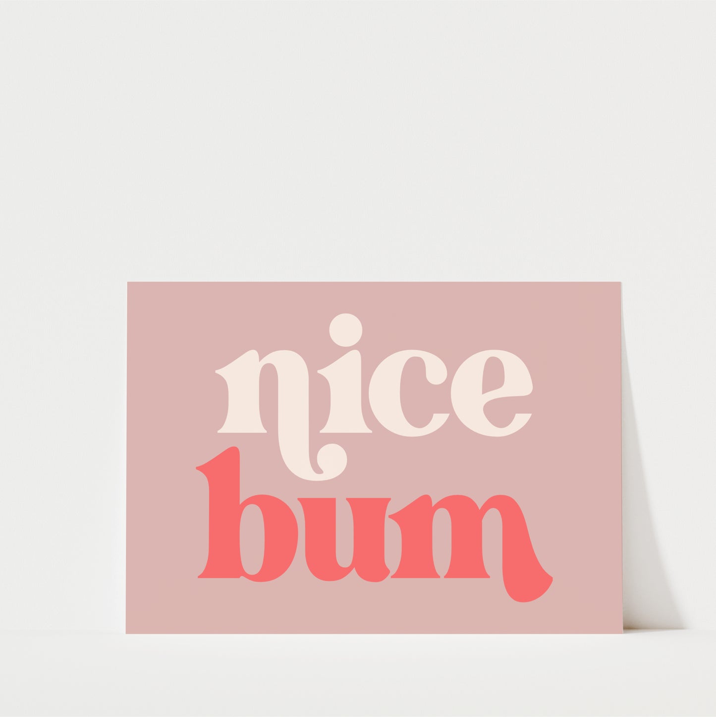 Nice Bum Landscape - Bathroom Wall Art