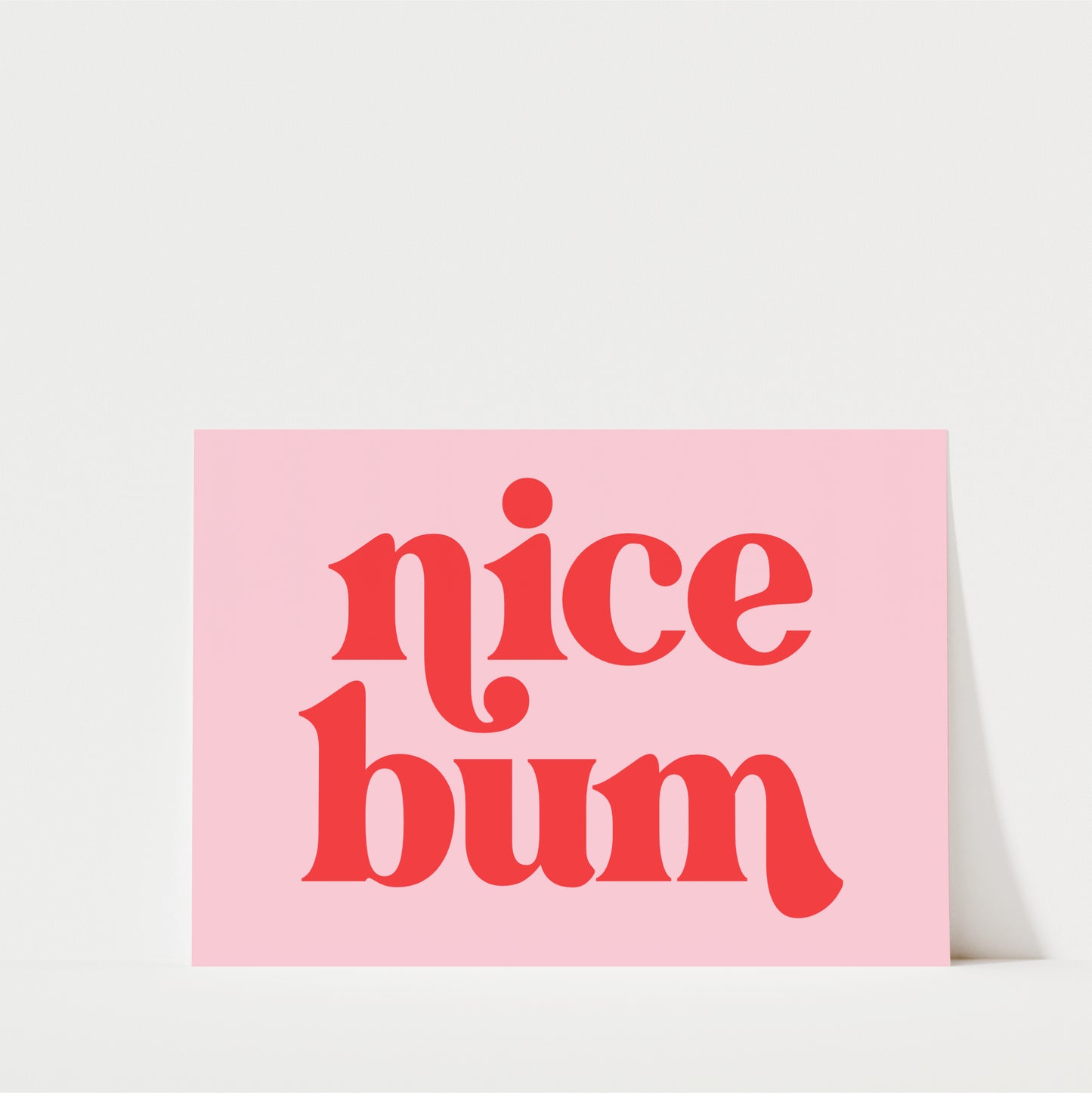 Nice Bum Landscape - Bathroom Wall Art