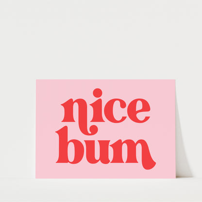 Nice Bum Landscape - Bathroom Wall Art