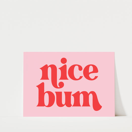 Nice Bum Landscape - Bathroom Wall Art