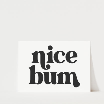 Nice Bum Landscape - Bathroom Wall Art