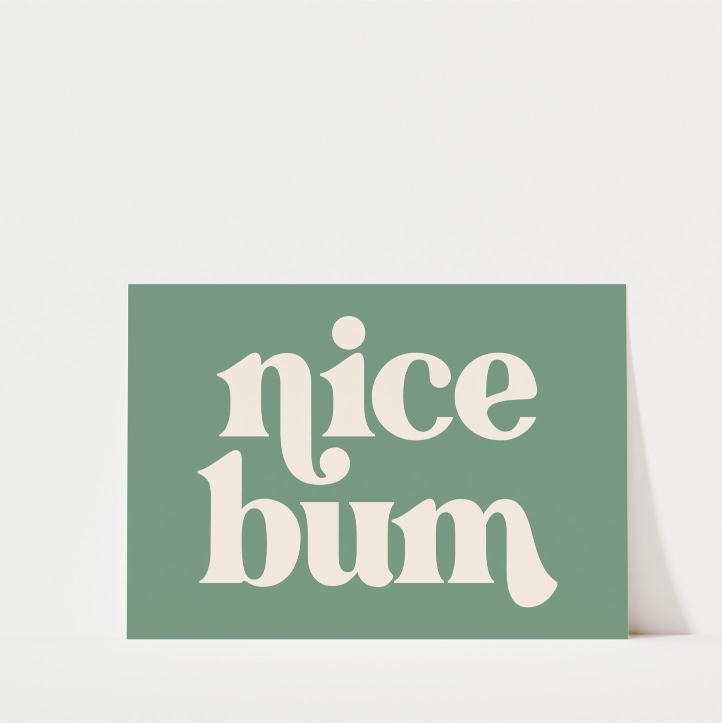 Nice Bum Landscape - Bathroom Wall Art