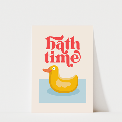 Bath Time - Bathroom Wall Art