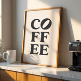 Coffee Typography Print