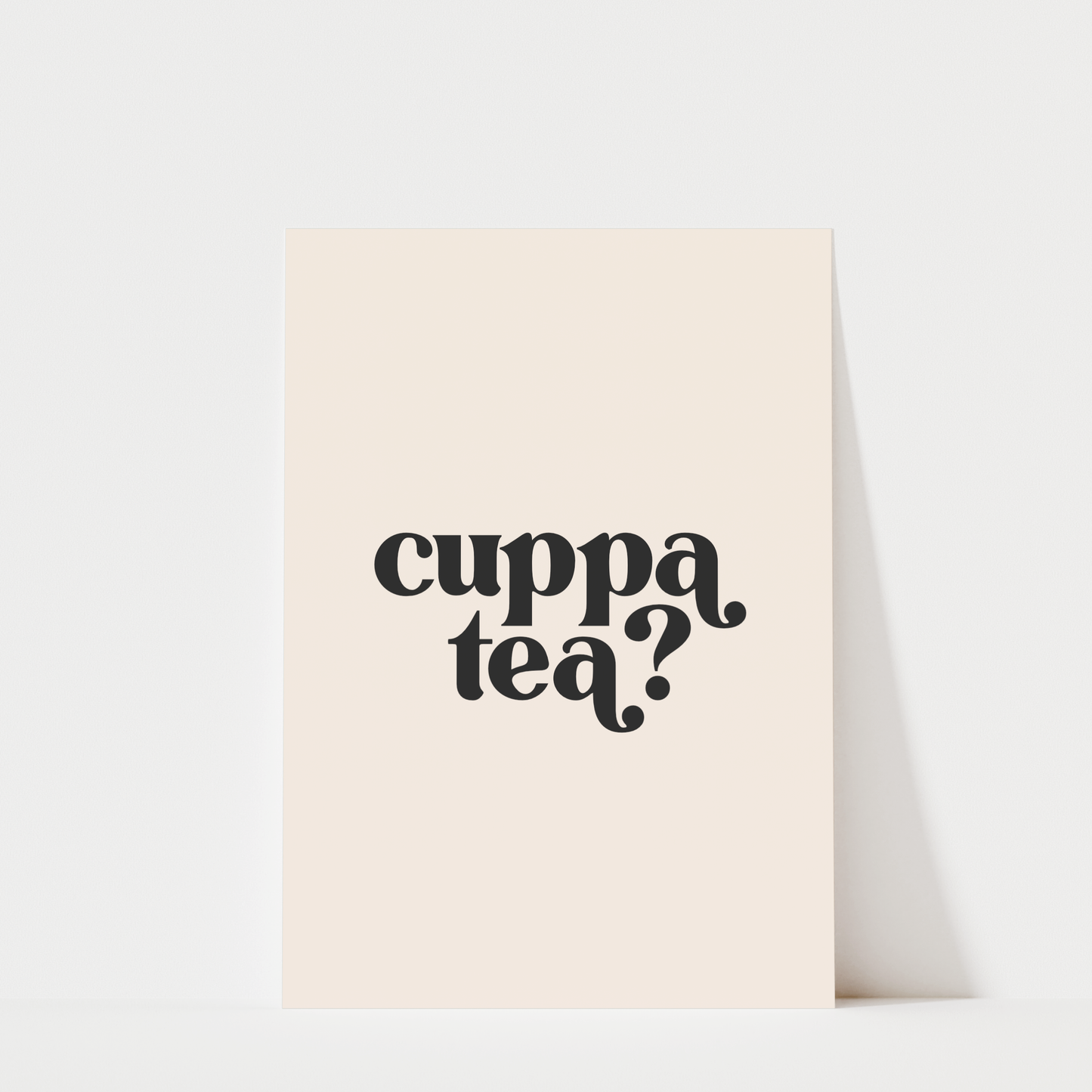 Cuppa Tea - Kitchen Wall Art Print
