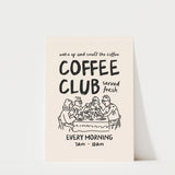 Coffee Club Print