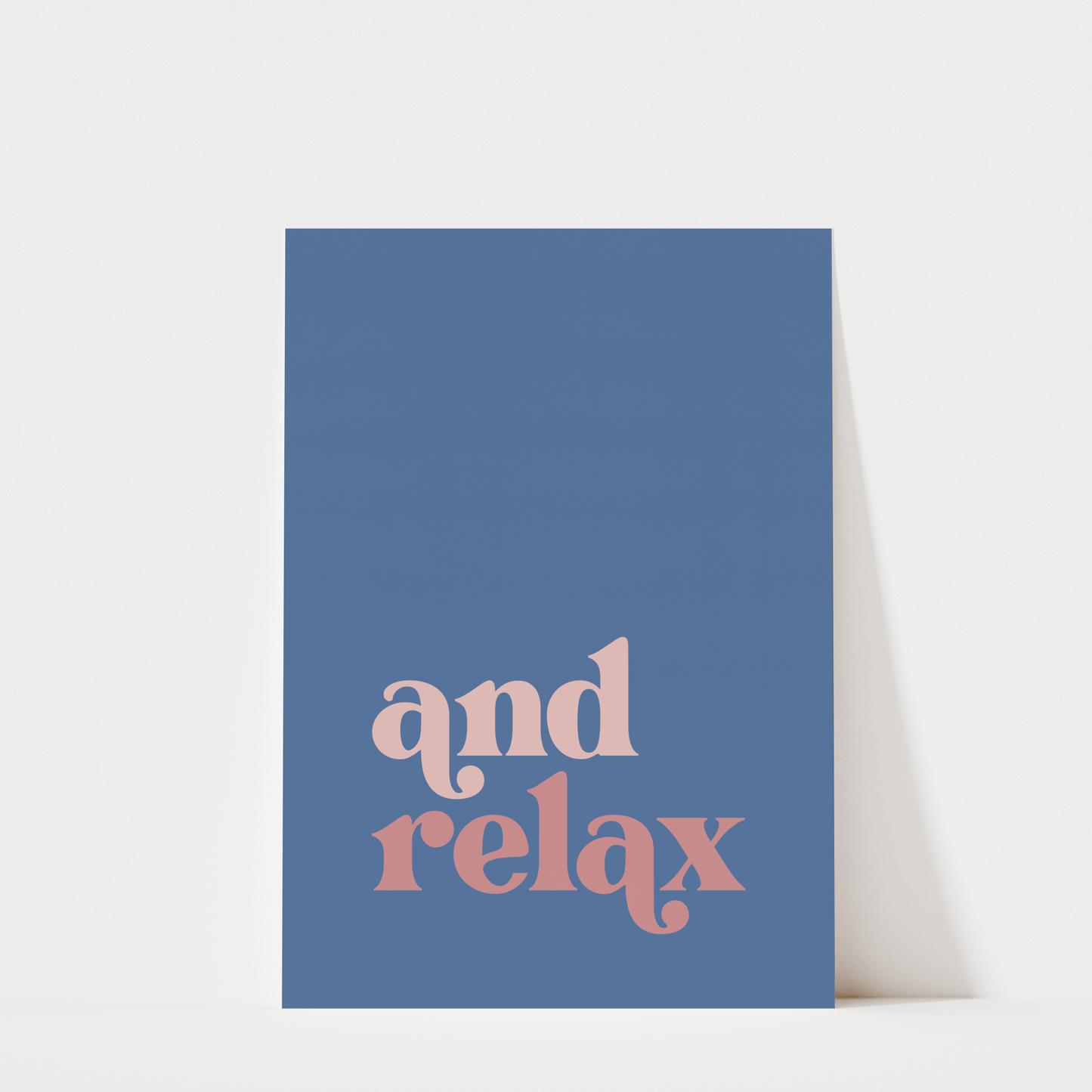 And Relax - Bathroom Wall Art