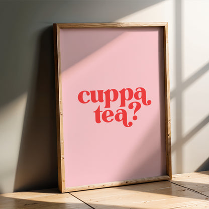 Cuppa Tea - Kitchen Wall Art Print