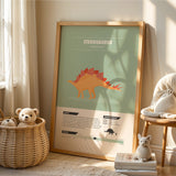 Stegosaurus Dinosaur Print