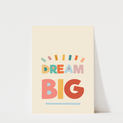 Dream Big - Nursery Wall Art