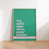 Foundations - Kate Nash Print