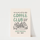 Coffee Club Print