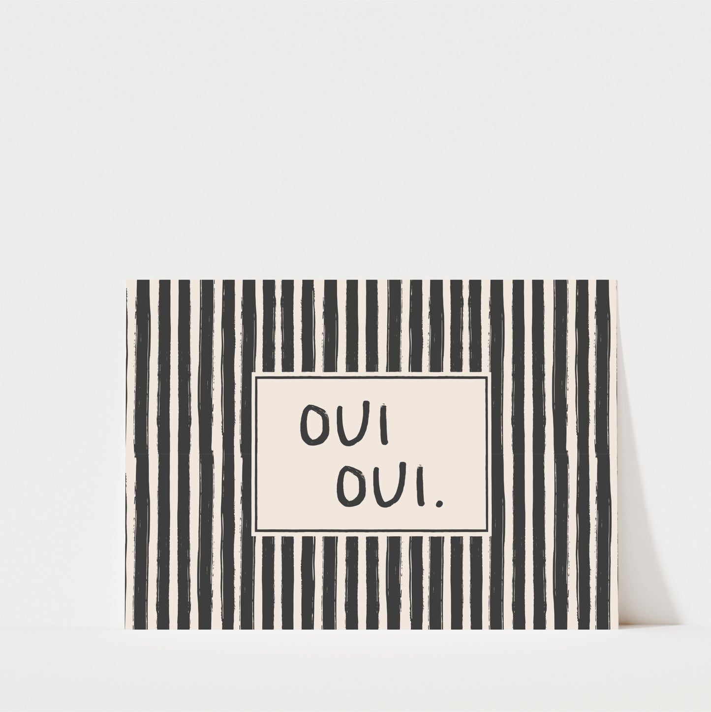 Oui Oui - Bathroom Wall Art