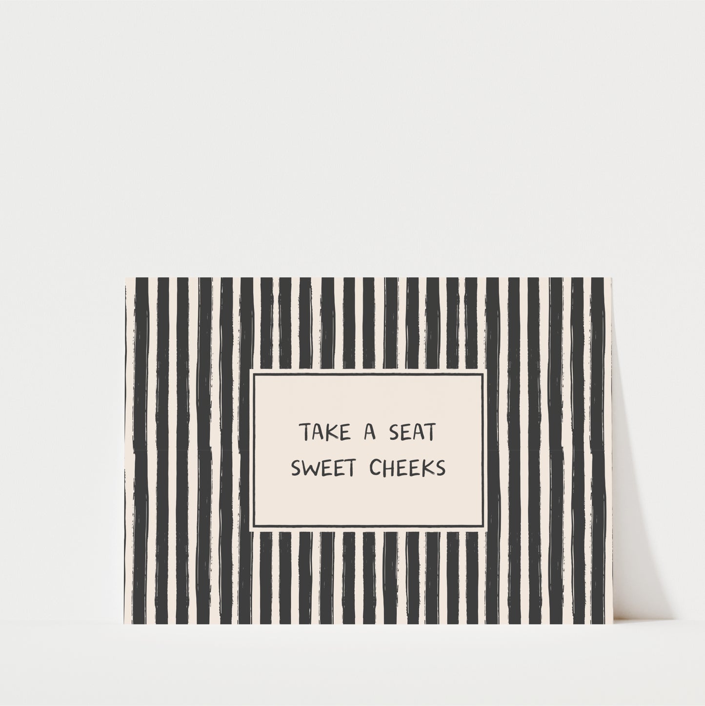 Sweet Cheeks - Bathroom Wall Art