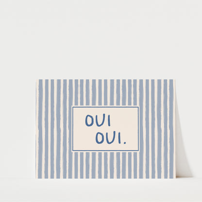 Oui Oui - Bathroom Wall Art