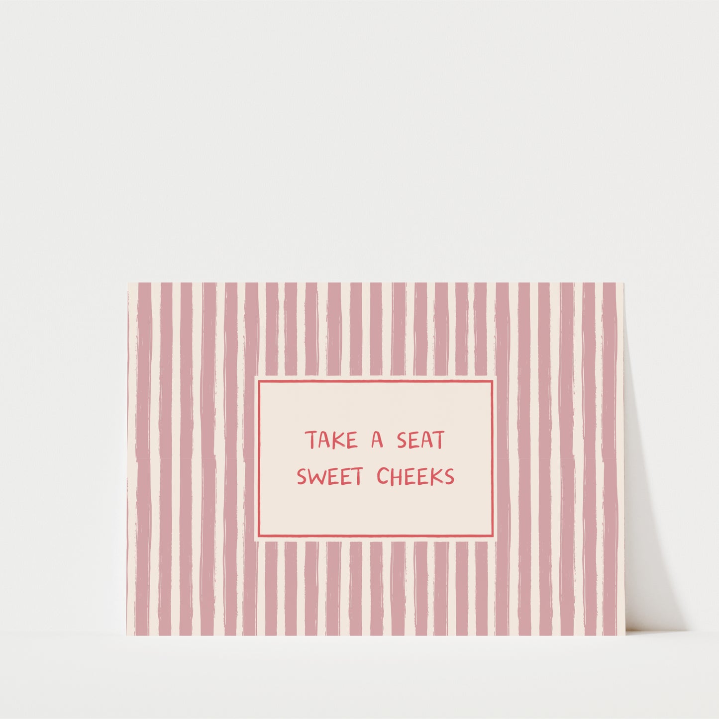Sweet Cheeks - Bathroom Wall Art