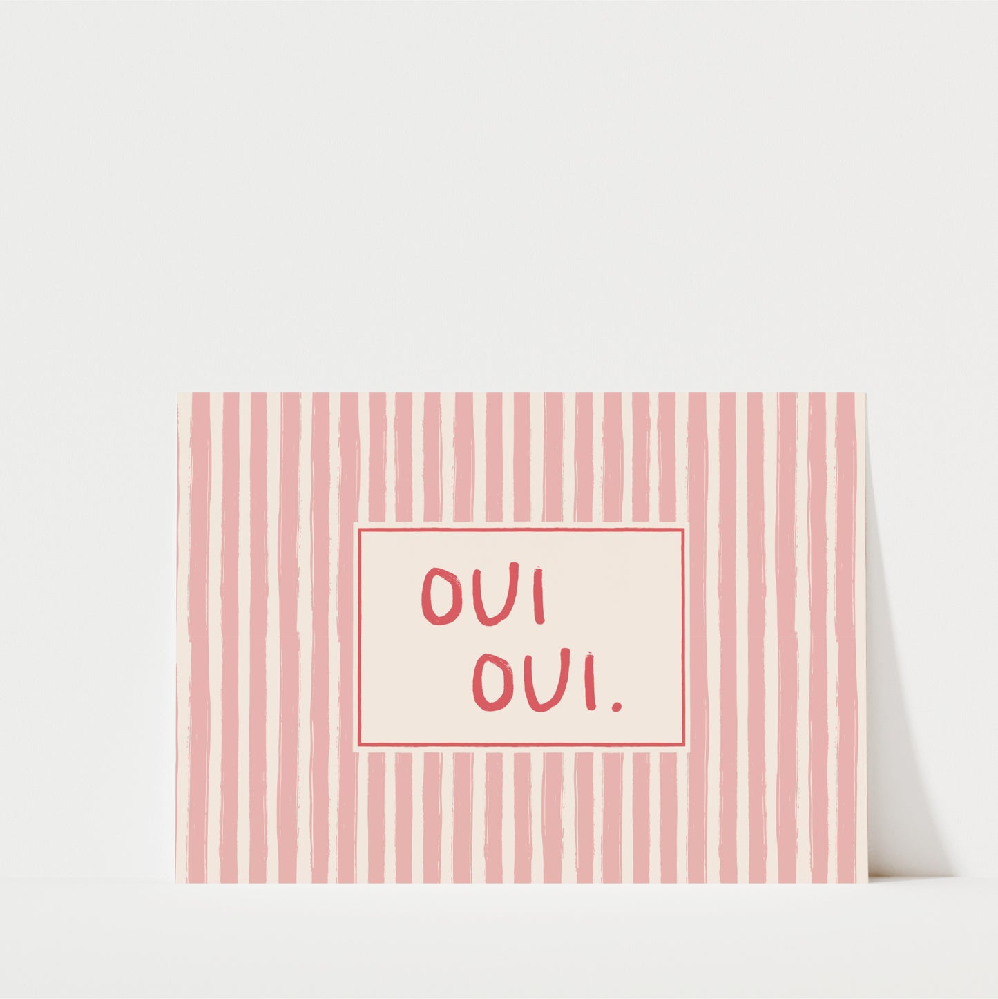 Oui Oui - Bathroom Wall Art