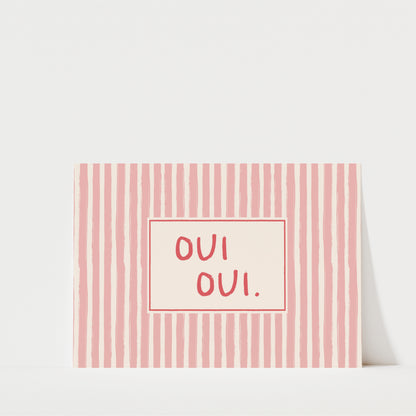 Oui Oui - Bathroom Wall Art
