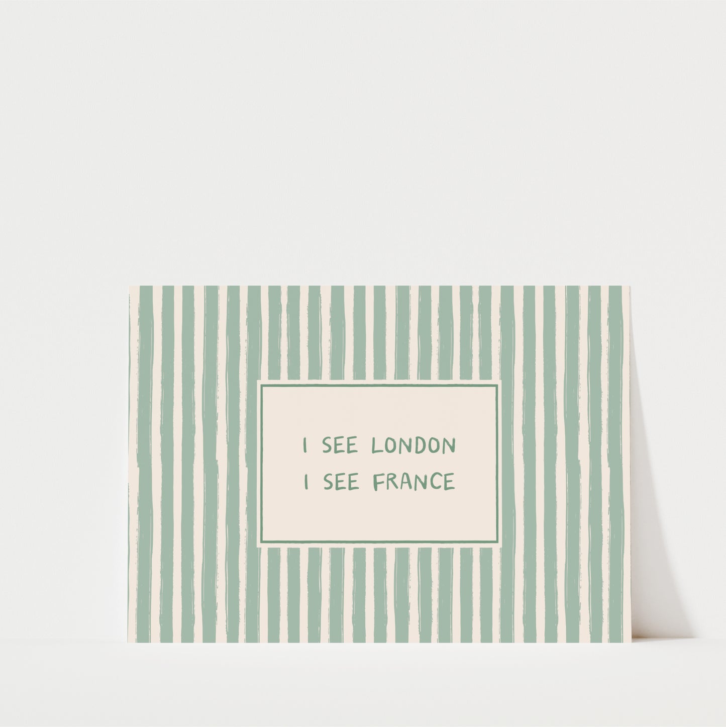 I See London I See France - Bathroom Wall Art